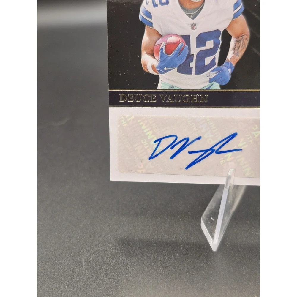 2023 Panini Limited Deuce Vaughn 150 Rookie Patch Autograph 49/99 RC Cowboys